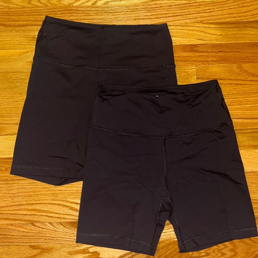 Set of Black Bike Shorts